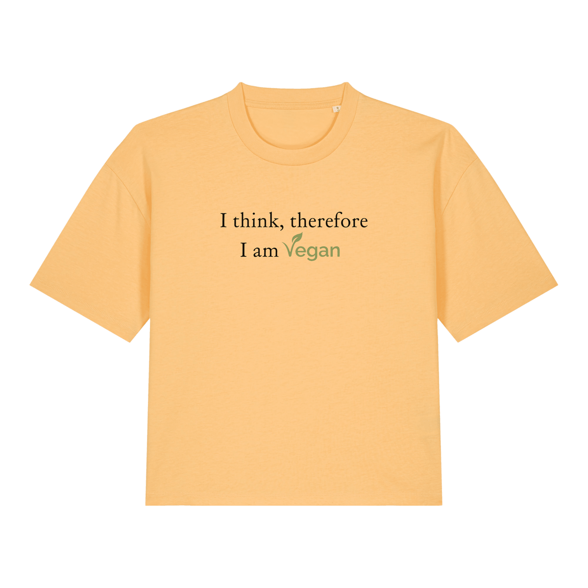 I Think Therefore... Women's Boxy T-Shirt - Vegan America