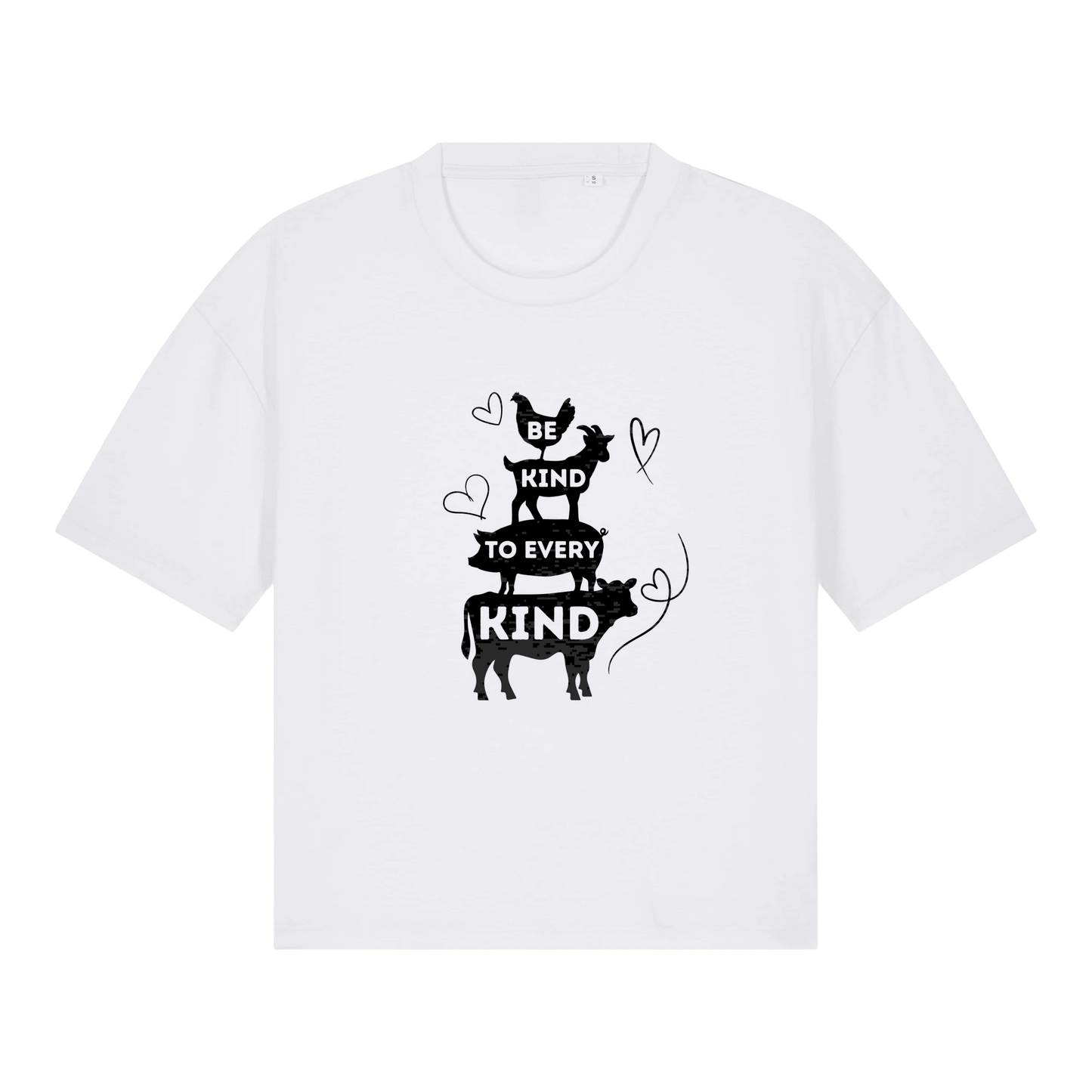 Be Kind To Every Kind Women's Boxy T-Shirt - Vegan America