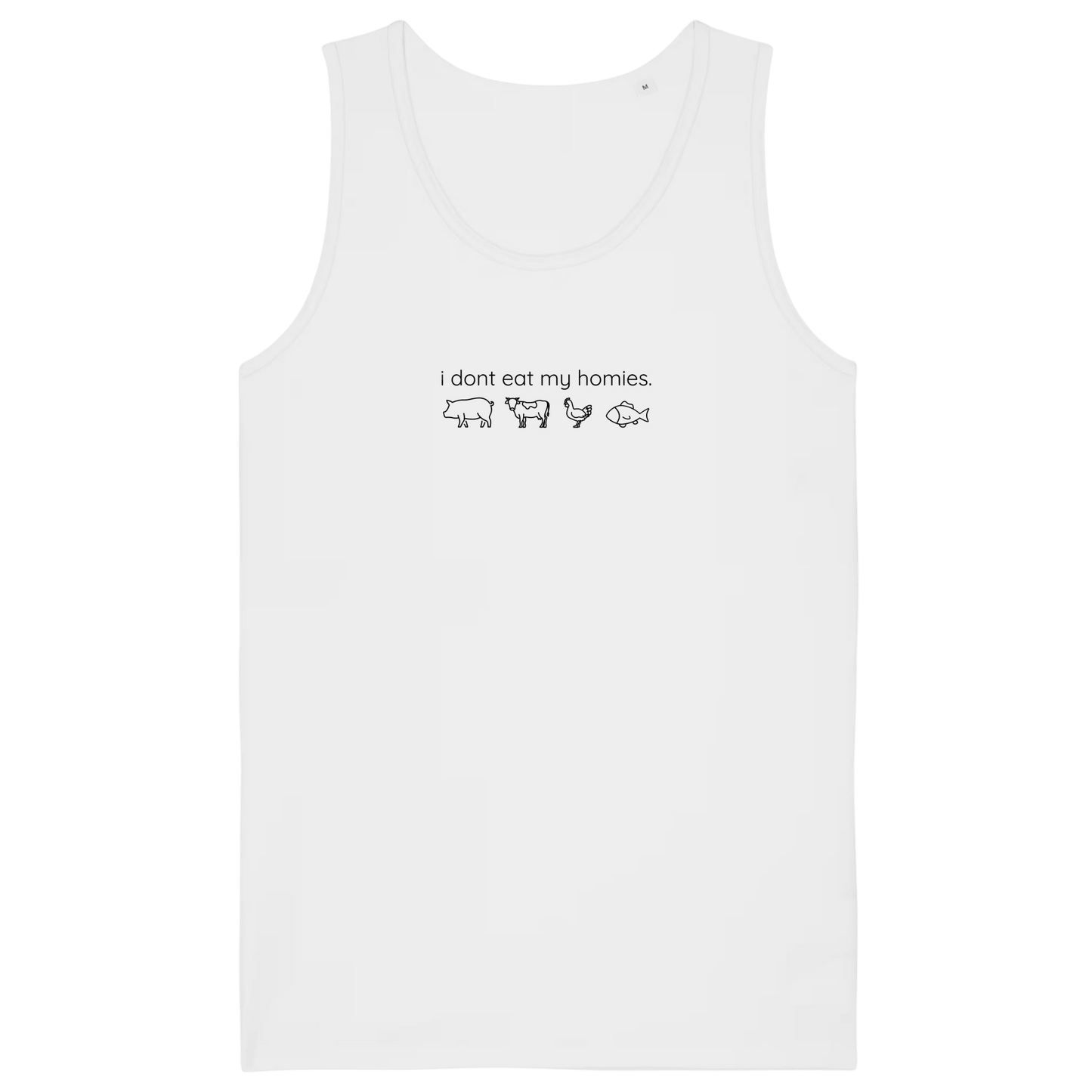 I Don't Eat My Homies Men's Tank Top - Vegan America