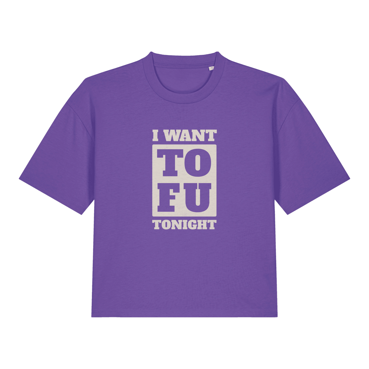I Want Tofu Women's Boxy T-Shirt - Vegan America