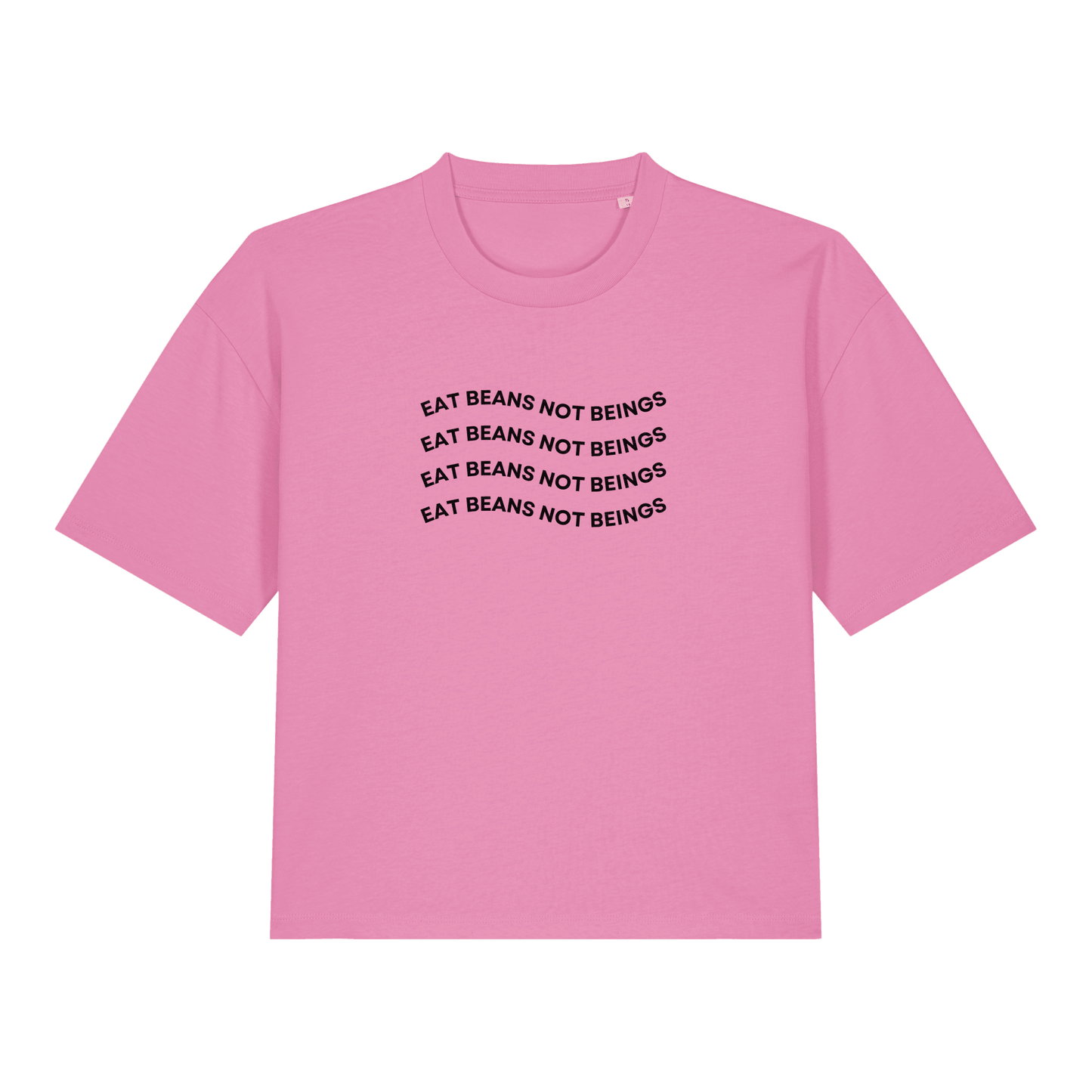 Eat Beans Not Beings Women's Boxy T-Shirt - Vegan America