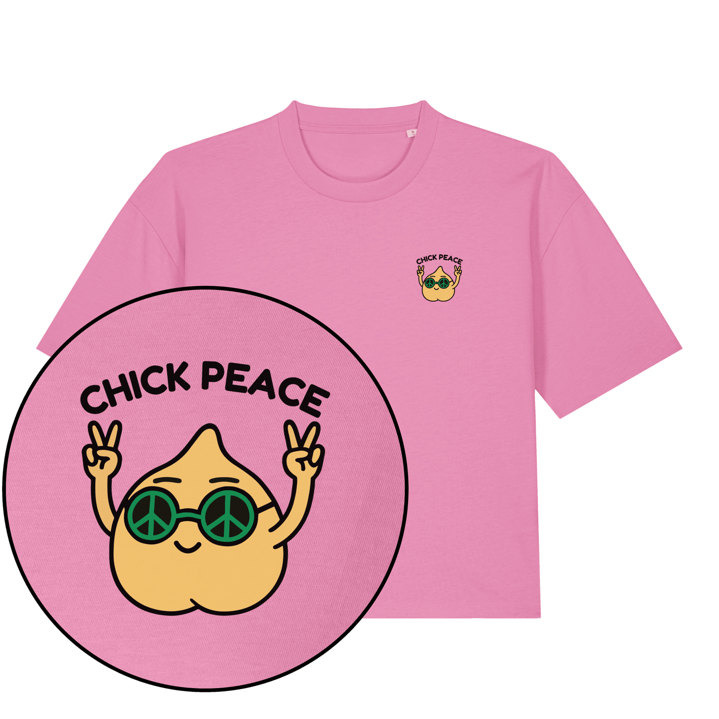 Chick Peace Women's Boxy T-Shirt - Vegan America