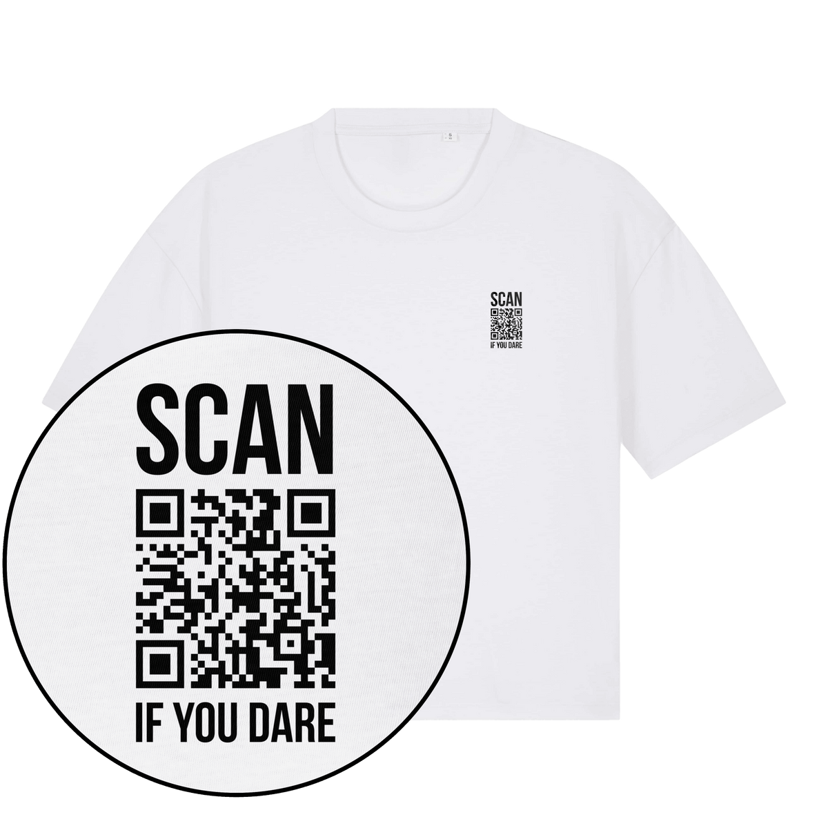 Watch Dominion QR Code Women's Boxy T-Shirt - Vegan America