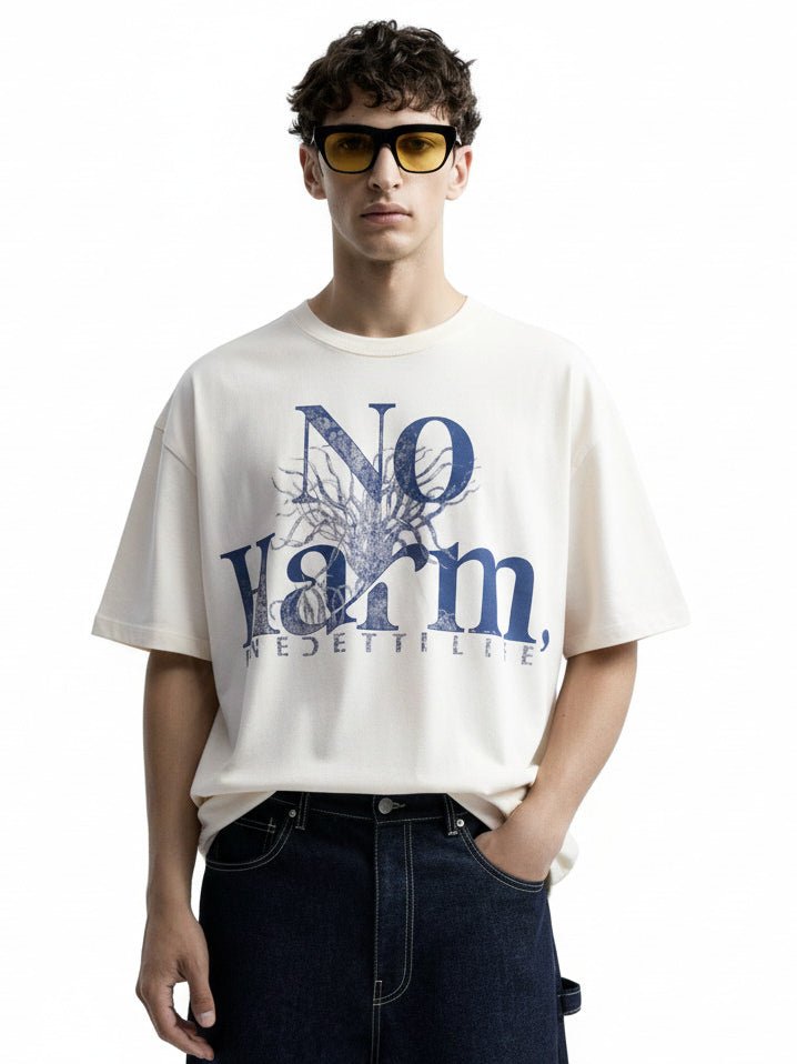 Benedetti Life No Harm, Just Charm Oversized UNISEX T-Shirt - Vegan America
