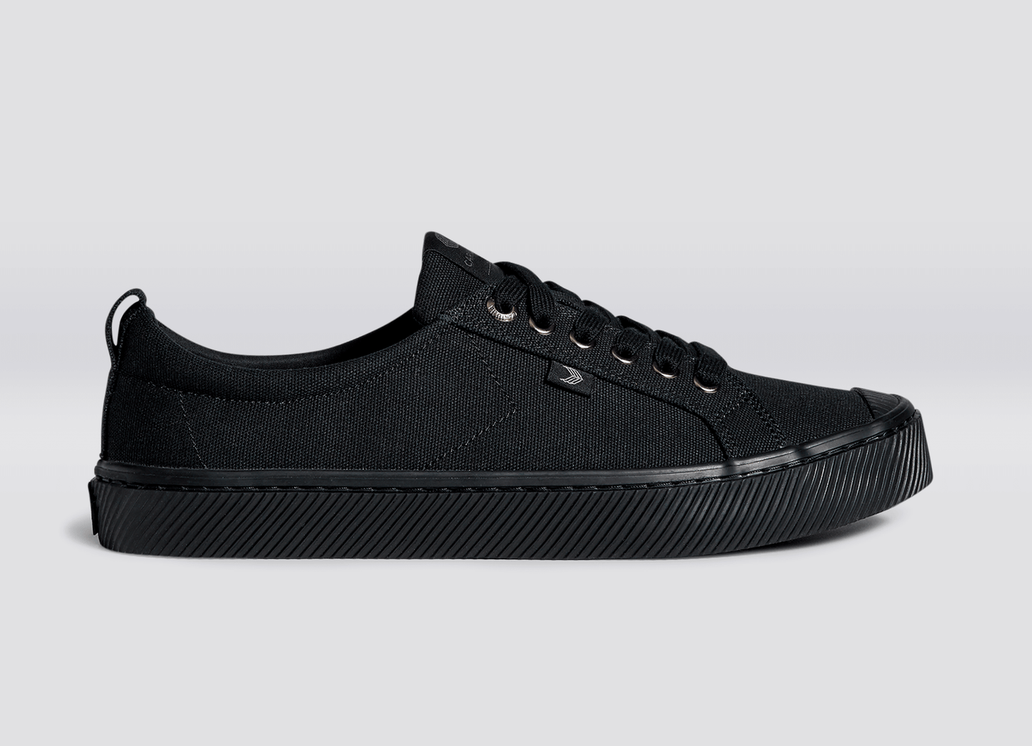OCA Low All Black Canvas Sneaker Women