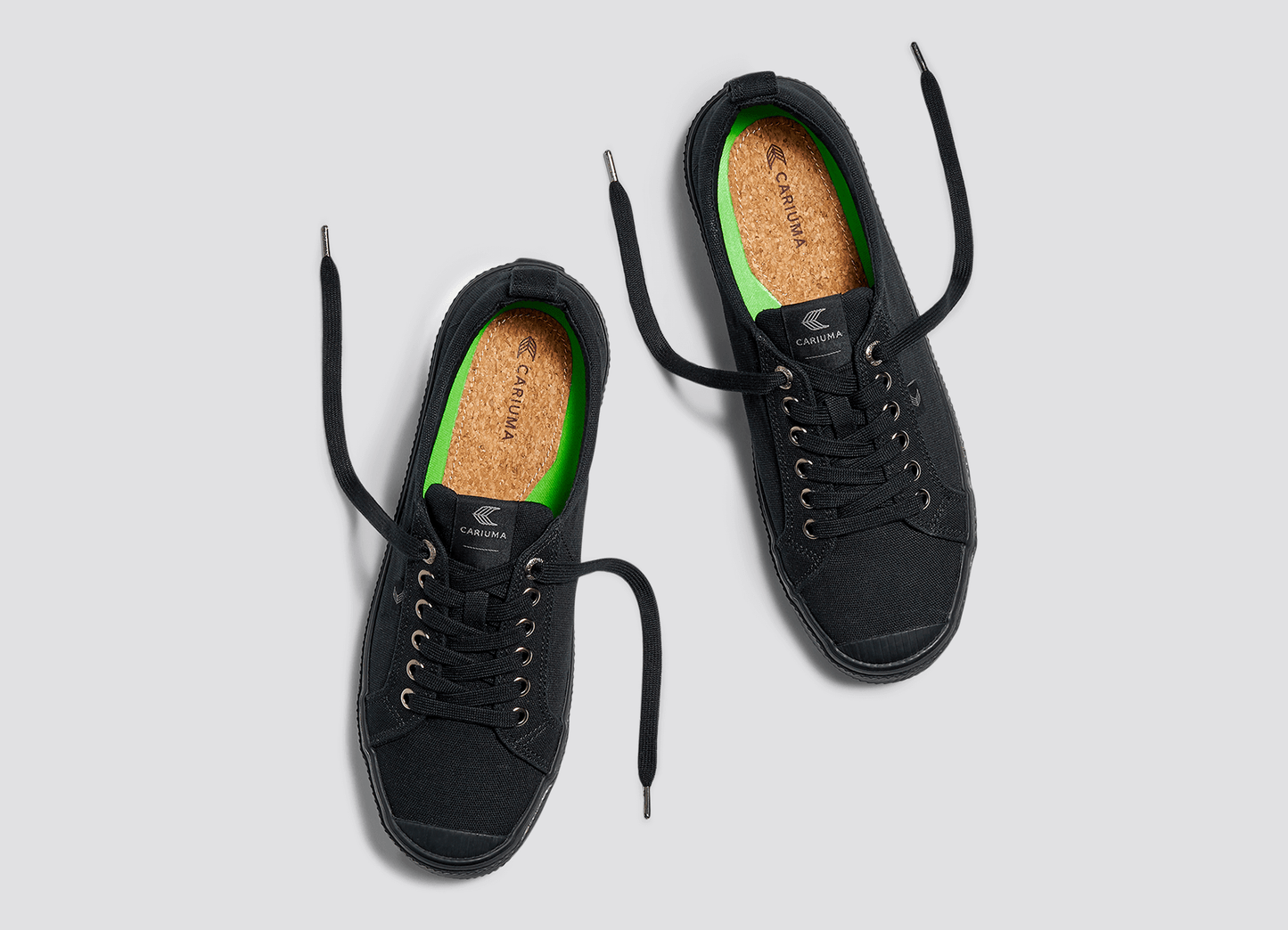 OCA Low All Black Canvas Sneaker Women