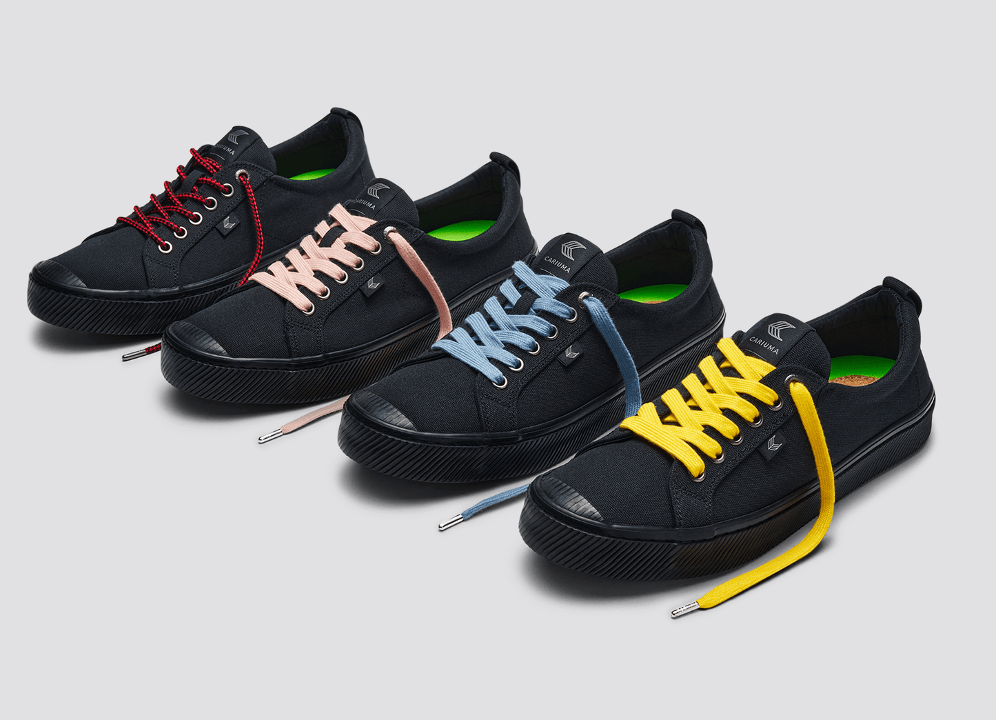 OCA Low All Black Canvas Sneaker Women