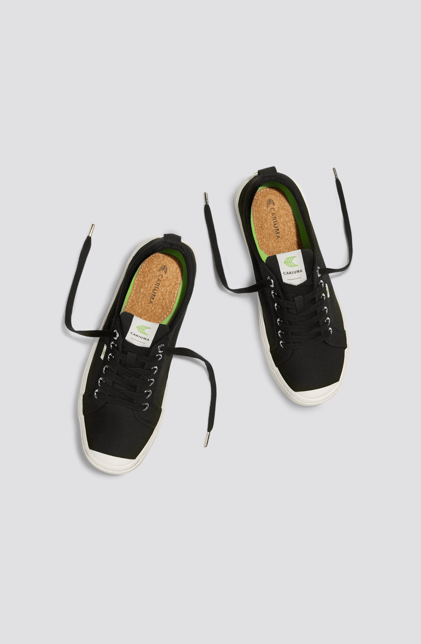 OCA Low Black Canvas Sneaker Women