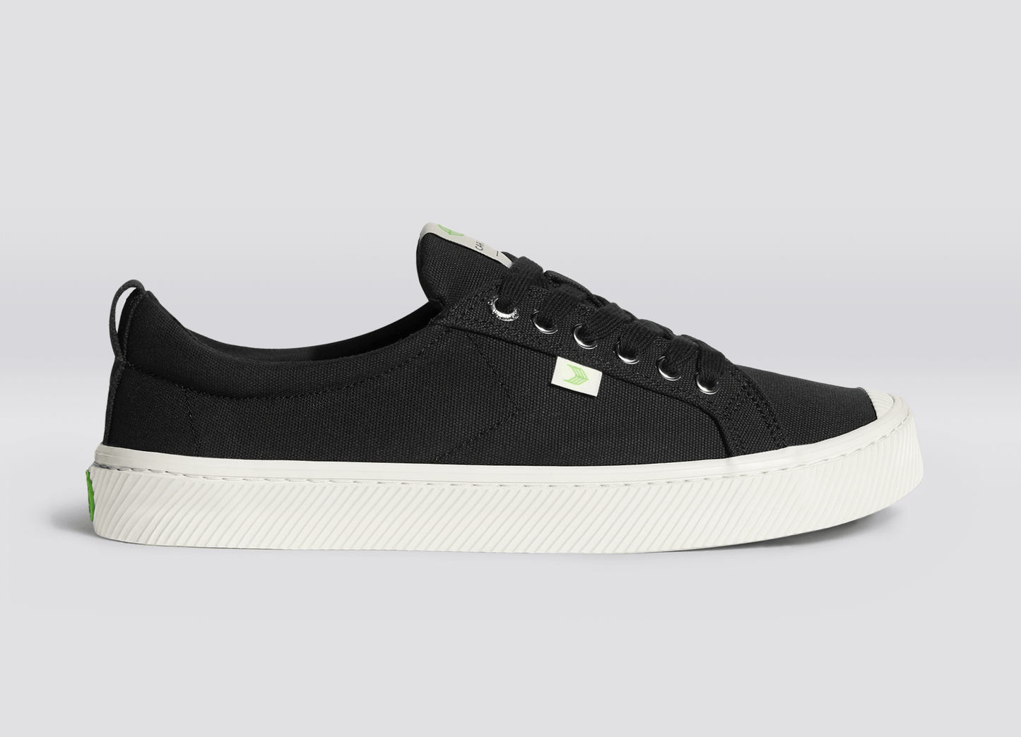 OCA Low Black Canvas Sneaker Women