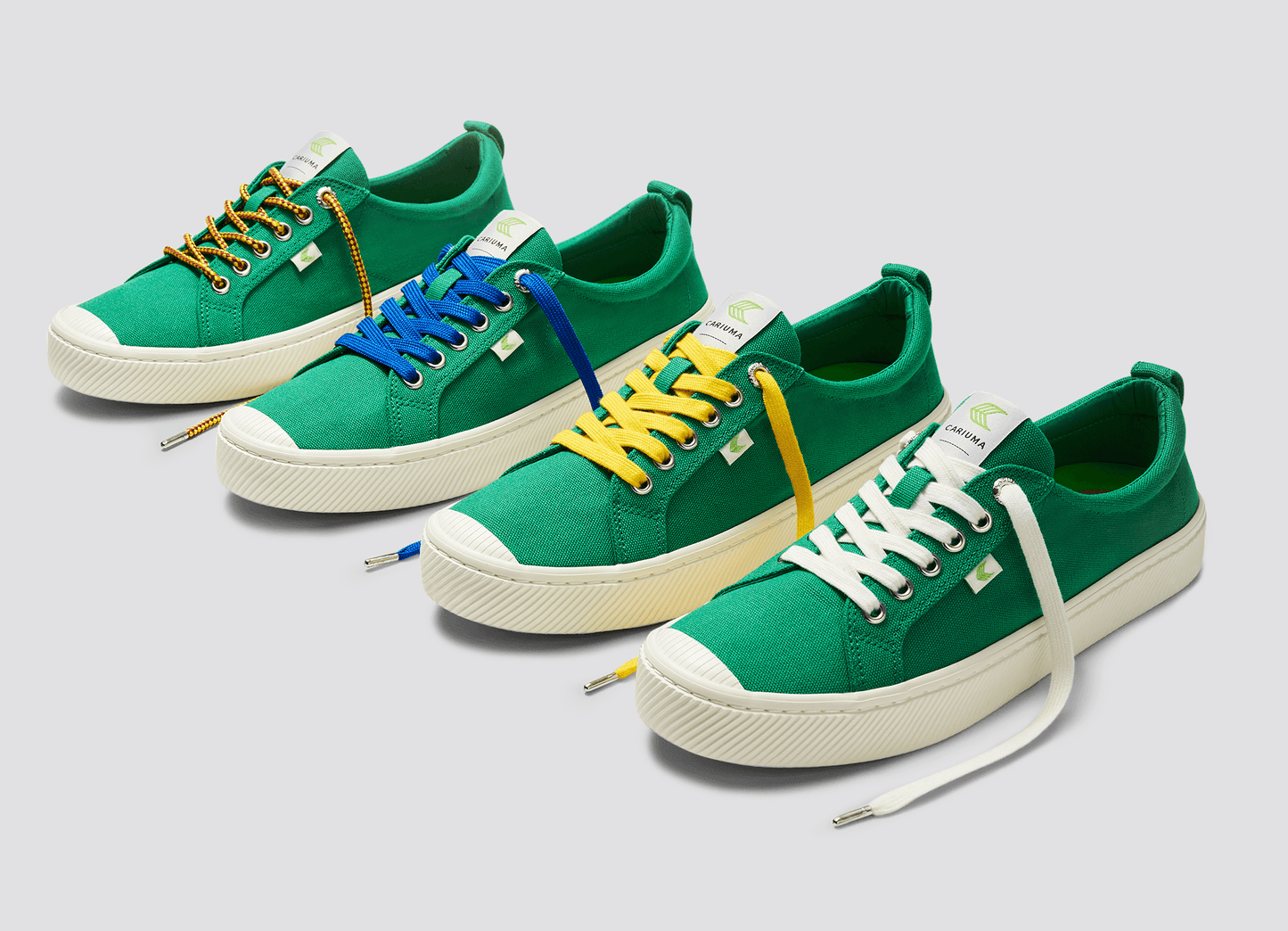 OCA Low Green Canvas Sneaker Women