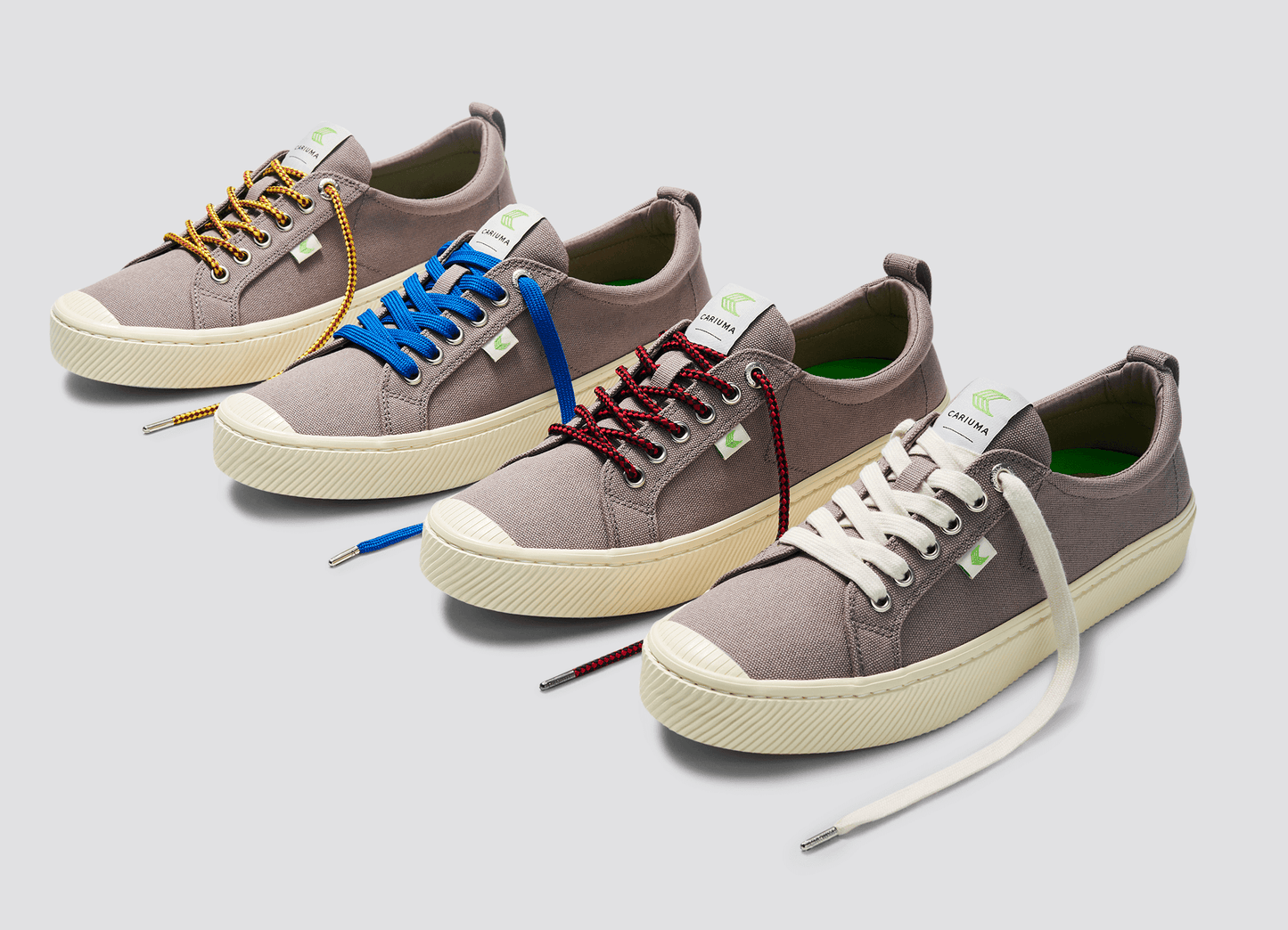 OCA Low Mystic Grey Canvas Sneaker Women