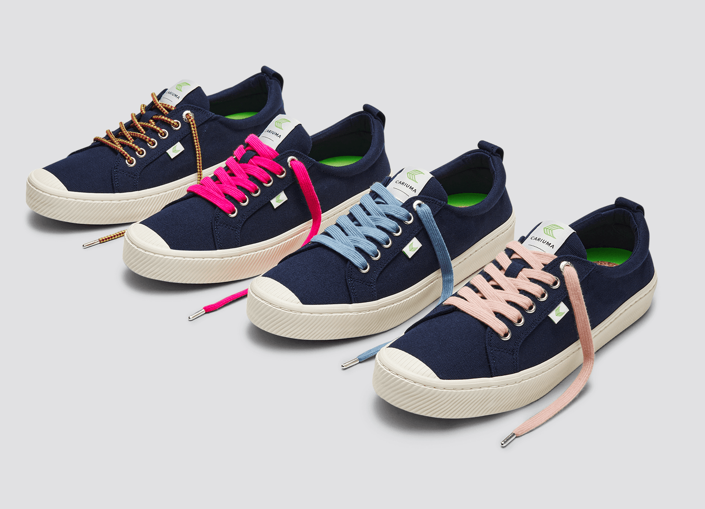 OCA Low Navy Canvas Sneaker Women