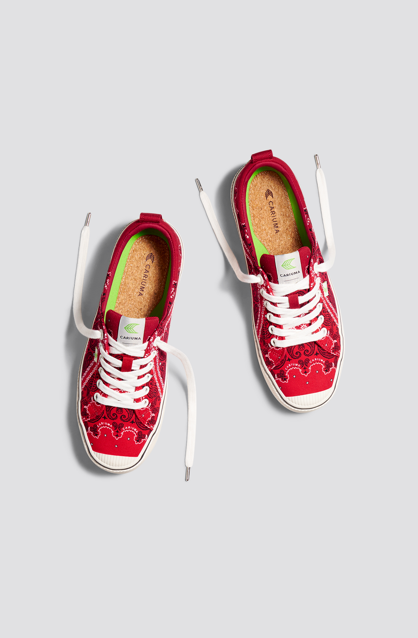 OCA Low Red Bandana Canvas Sneaker Women