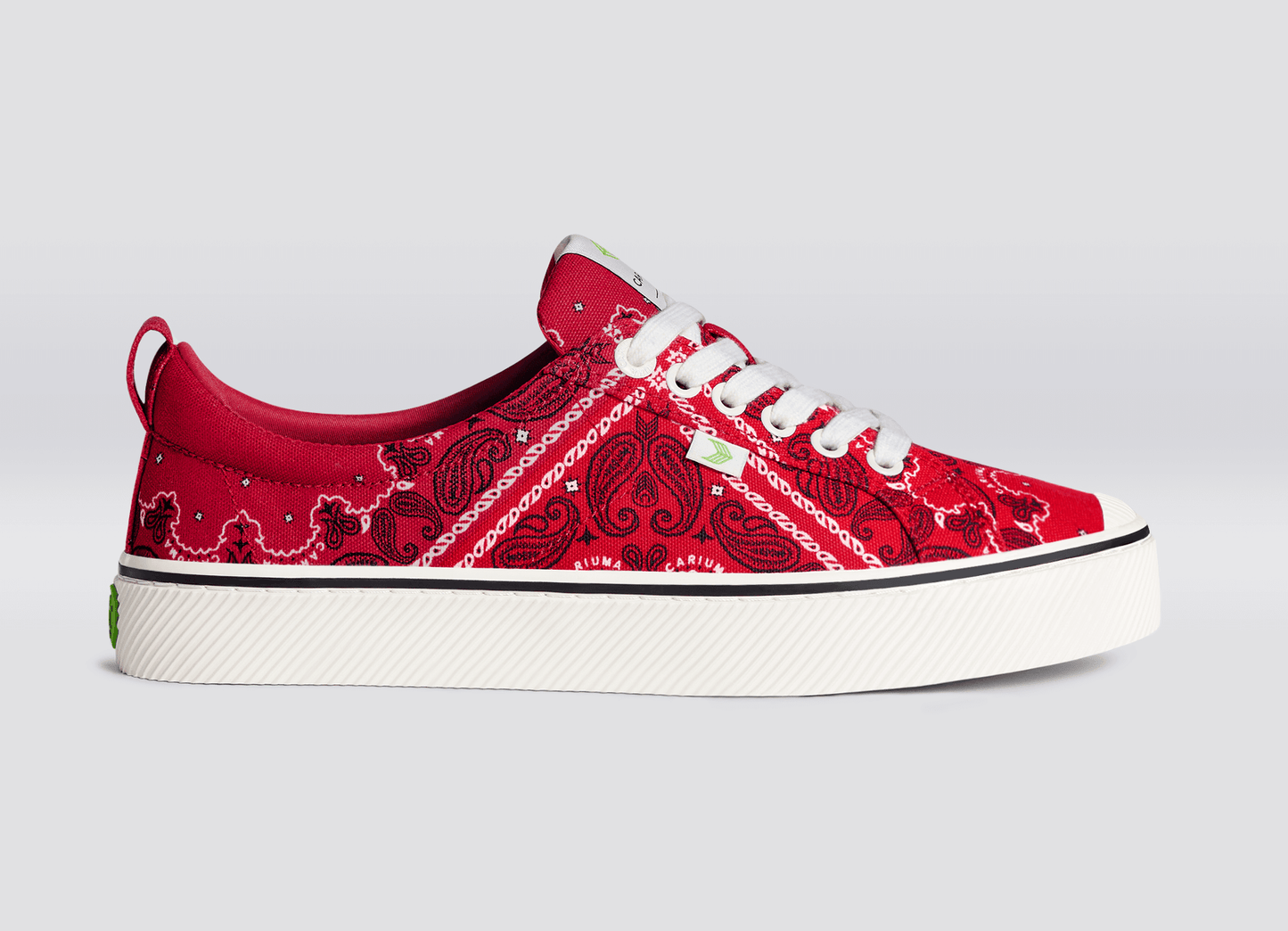 OCA Low Red Bandana Canvas Sneaker Women