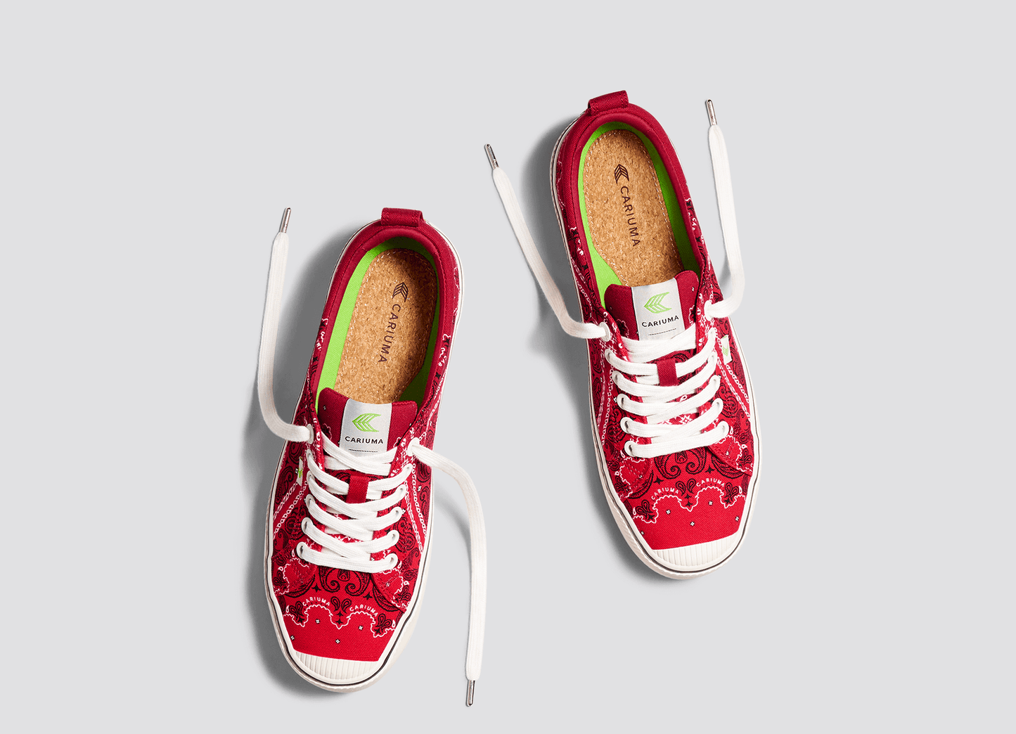 OCA Low Red Bandana Canvas Sneaker Women