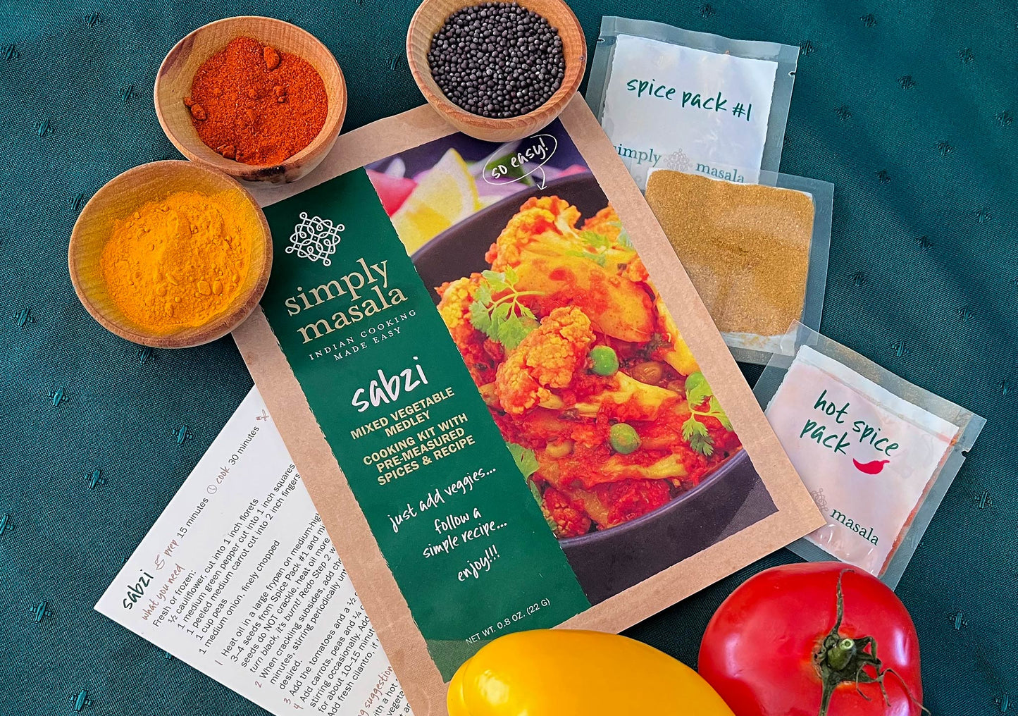 Gift Indian Spice kit combo for corporate gifts, employees or clients - Vegan America