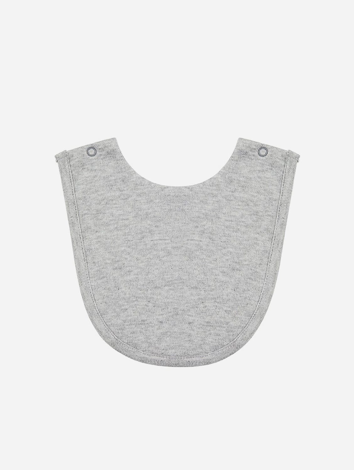 Pop My Way Organic Cotton Bib | Grey Grey / 0-6 months