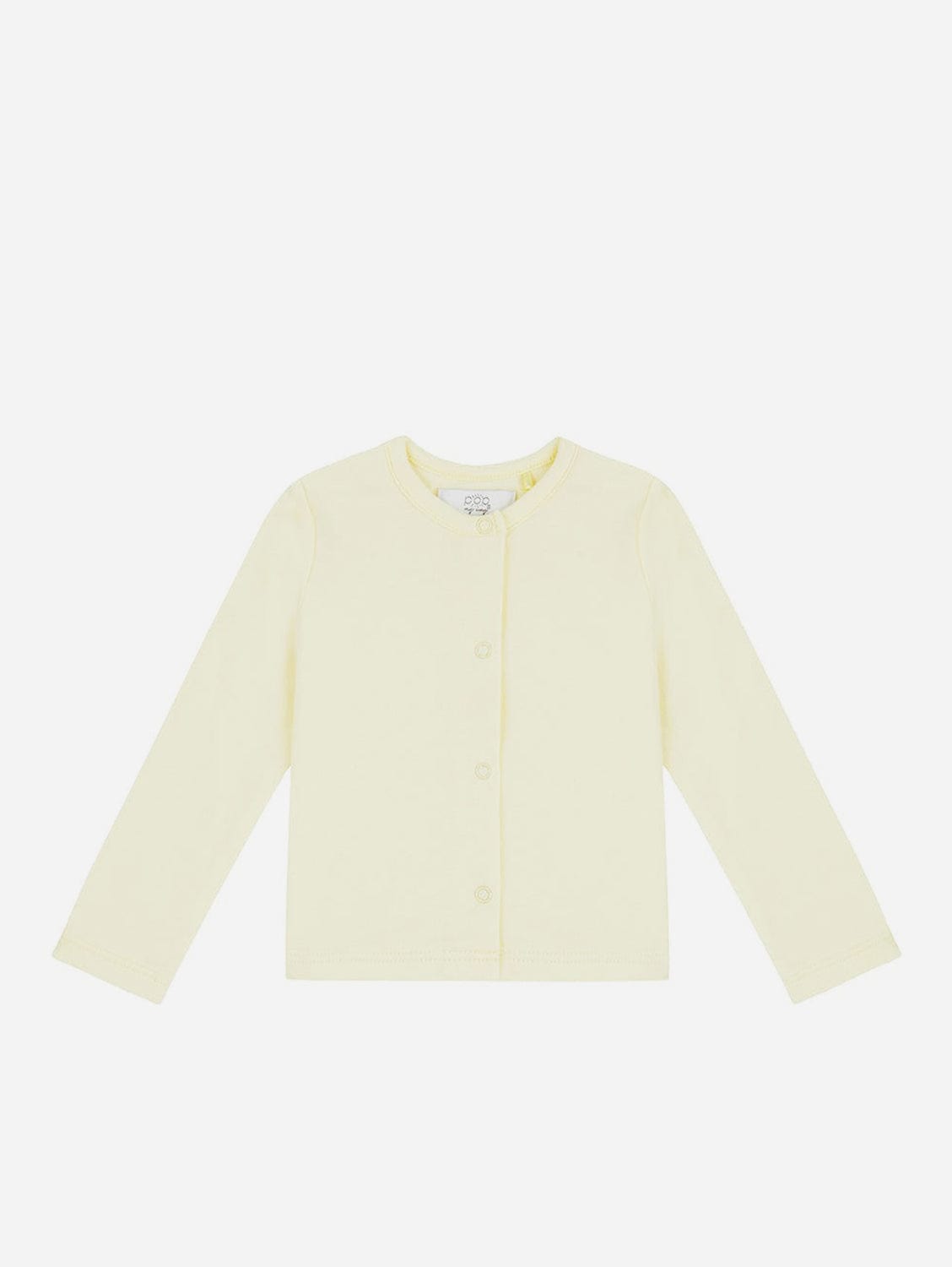 Pop My Way Organic Cotton Cardigan | Lemon Lemon / 0-3 months