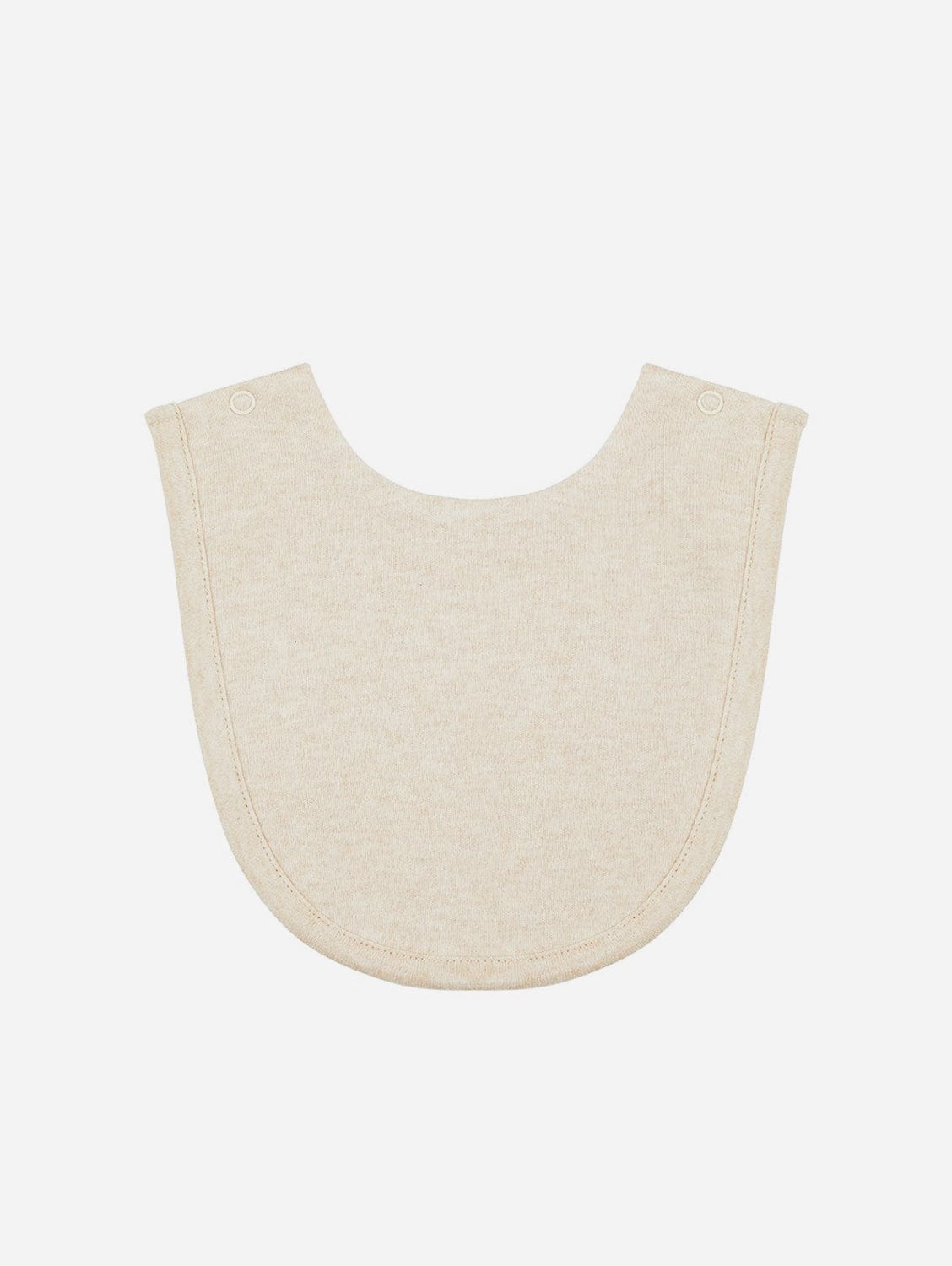 Pop My Way Organic Cotton Bib | Oatmeal Oatmeal / 6-18 months