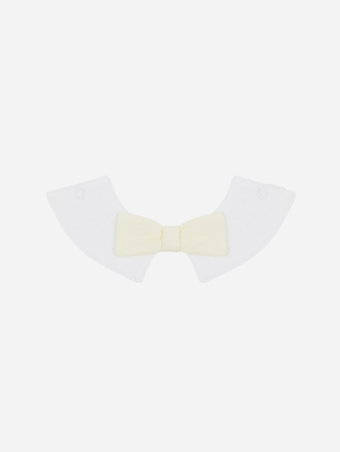 Pop My Way Organic Cotton Bow Tie Collar | Lemon