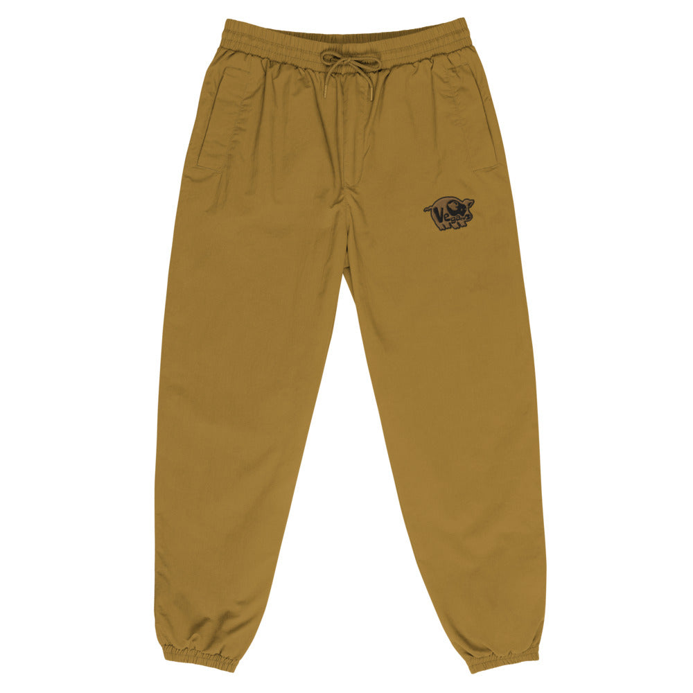 VEGAN Embroidered Recycled tracksuit Pants