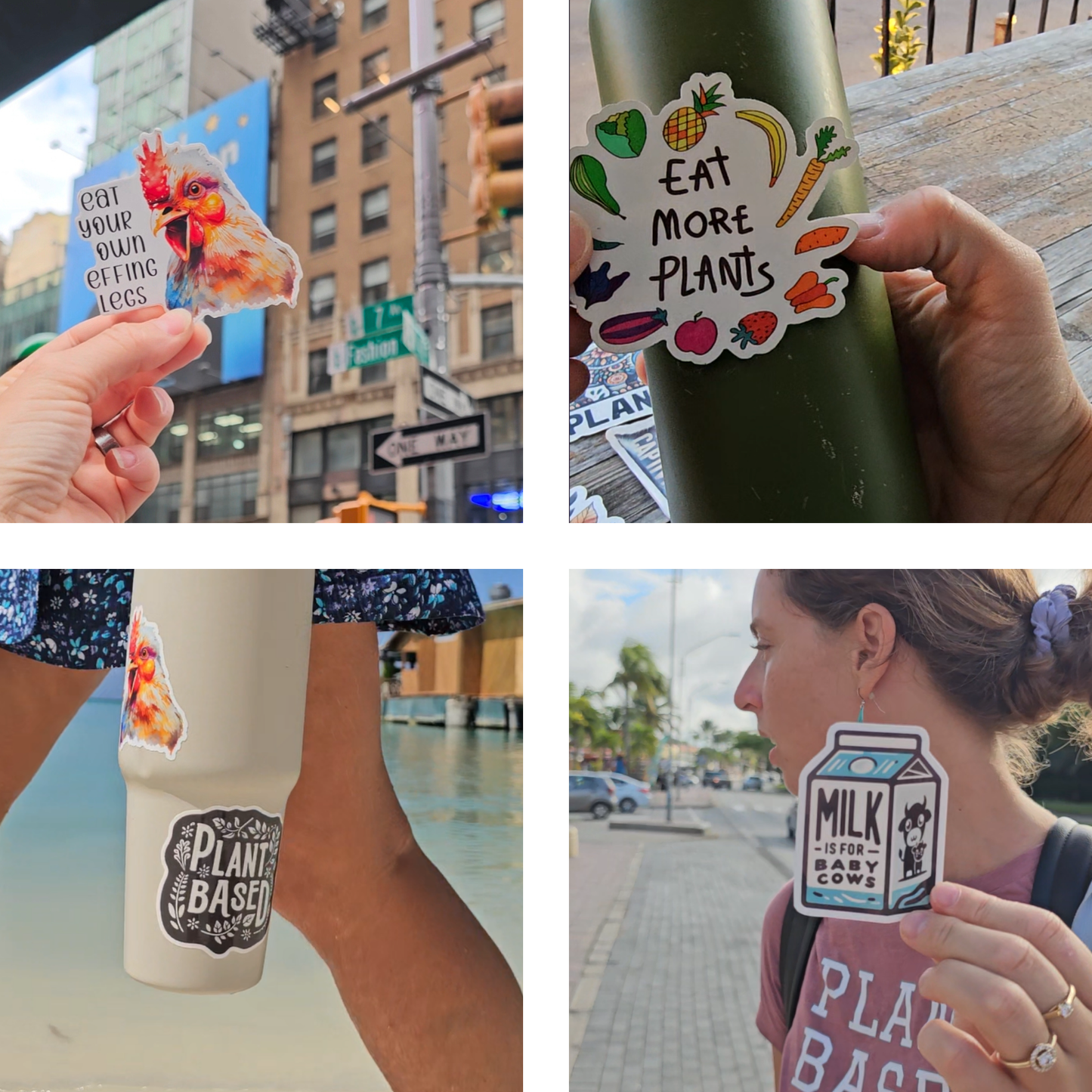 25 Vegan Stickers Bundle | Random Pack | 50% Off | Waterproof Vegan Stickers - Vegan America
