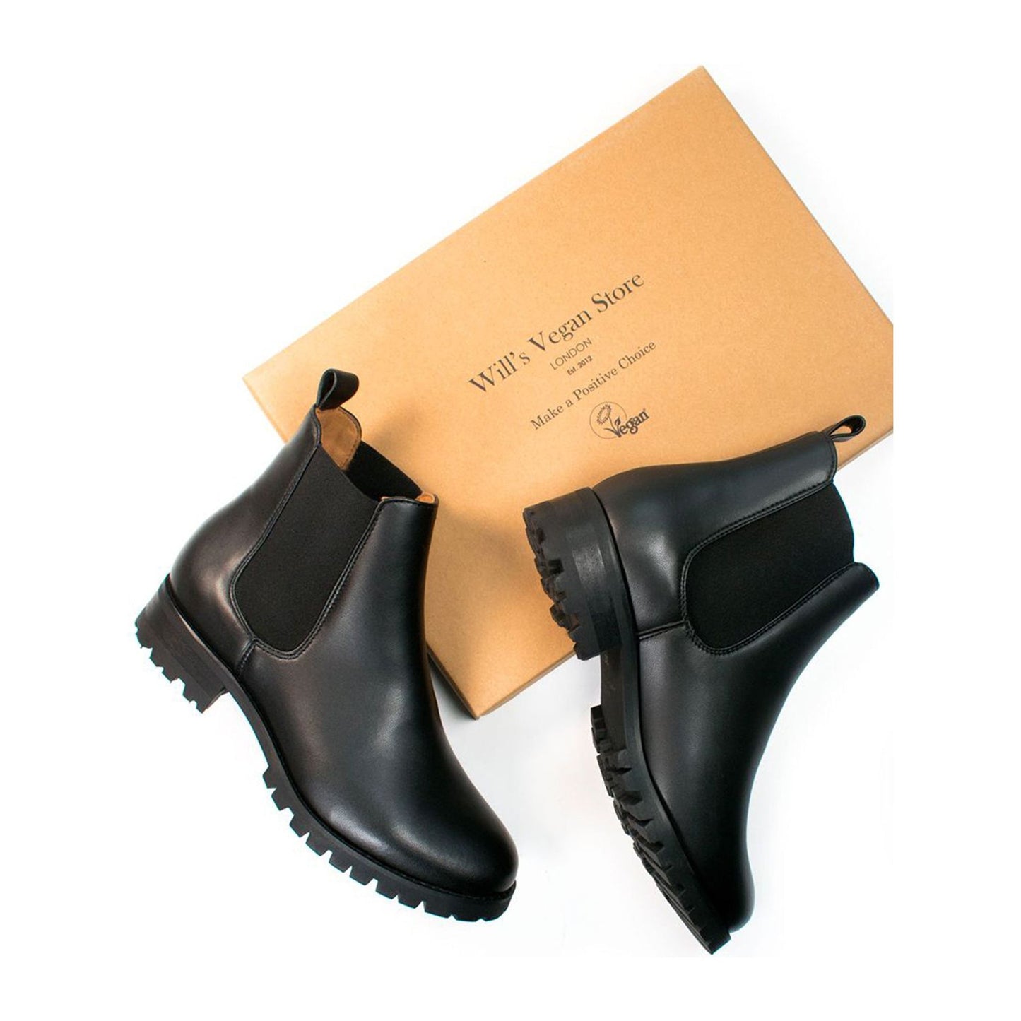 Luxe Deep Tread Chelsea Boots