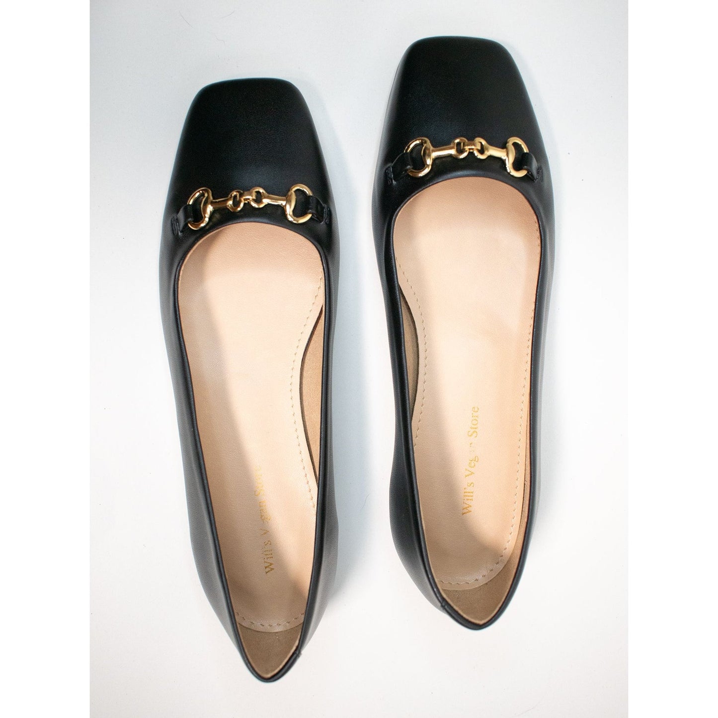 Square Toe Ballet Flats