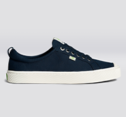 OCA Low Navy Canvas Sneaker Women