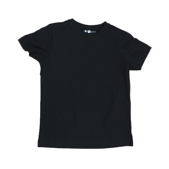 Round Neck T-Shirt, Kids Black
