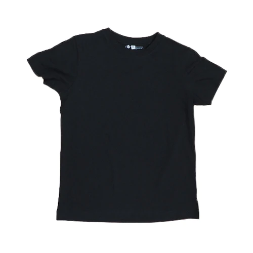 Round Neck T-Shirt, Kids Black