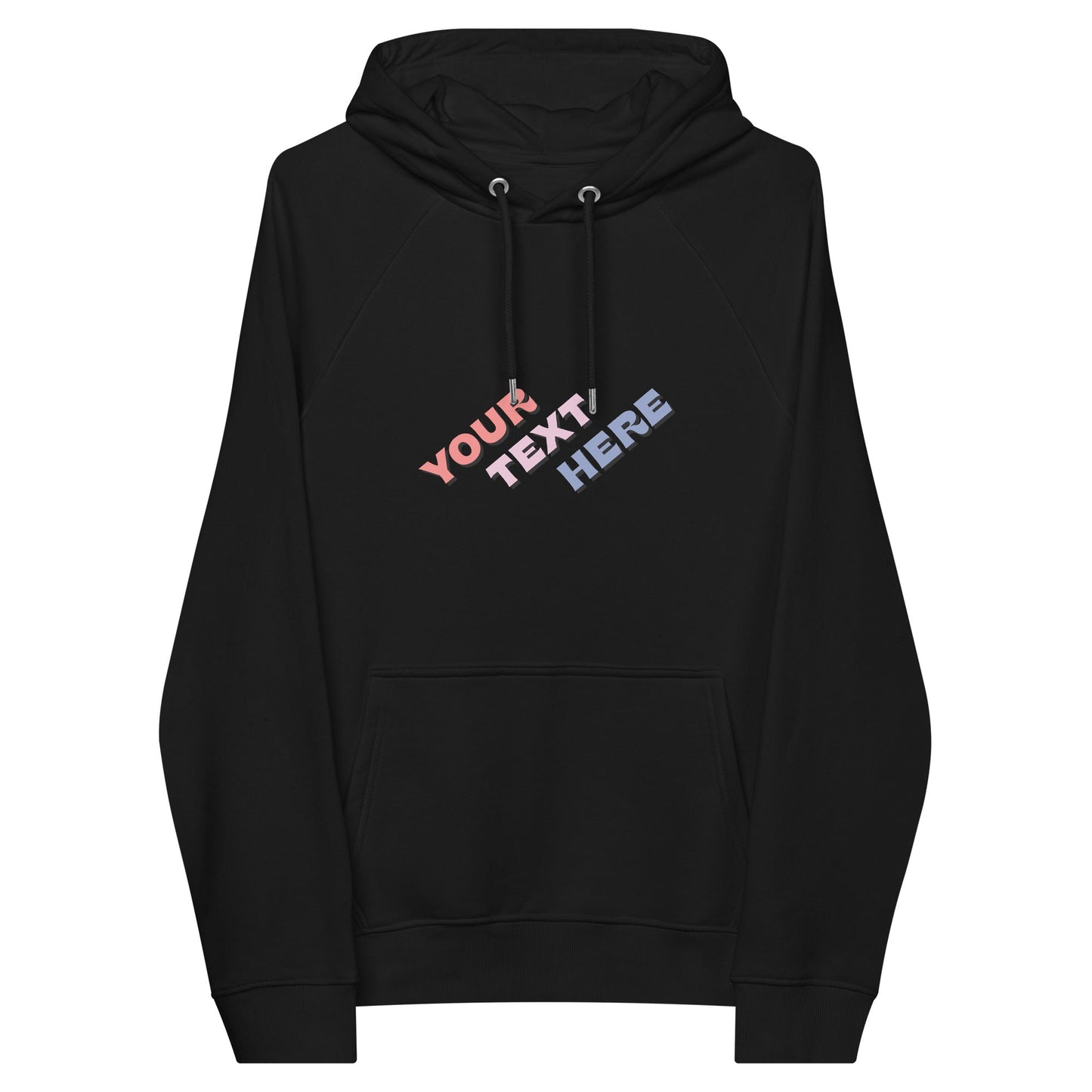 *CUSTOMIZABLE* Unisex Eco Raglan Hoodie