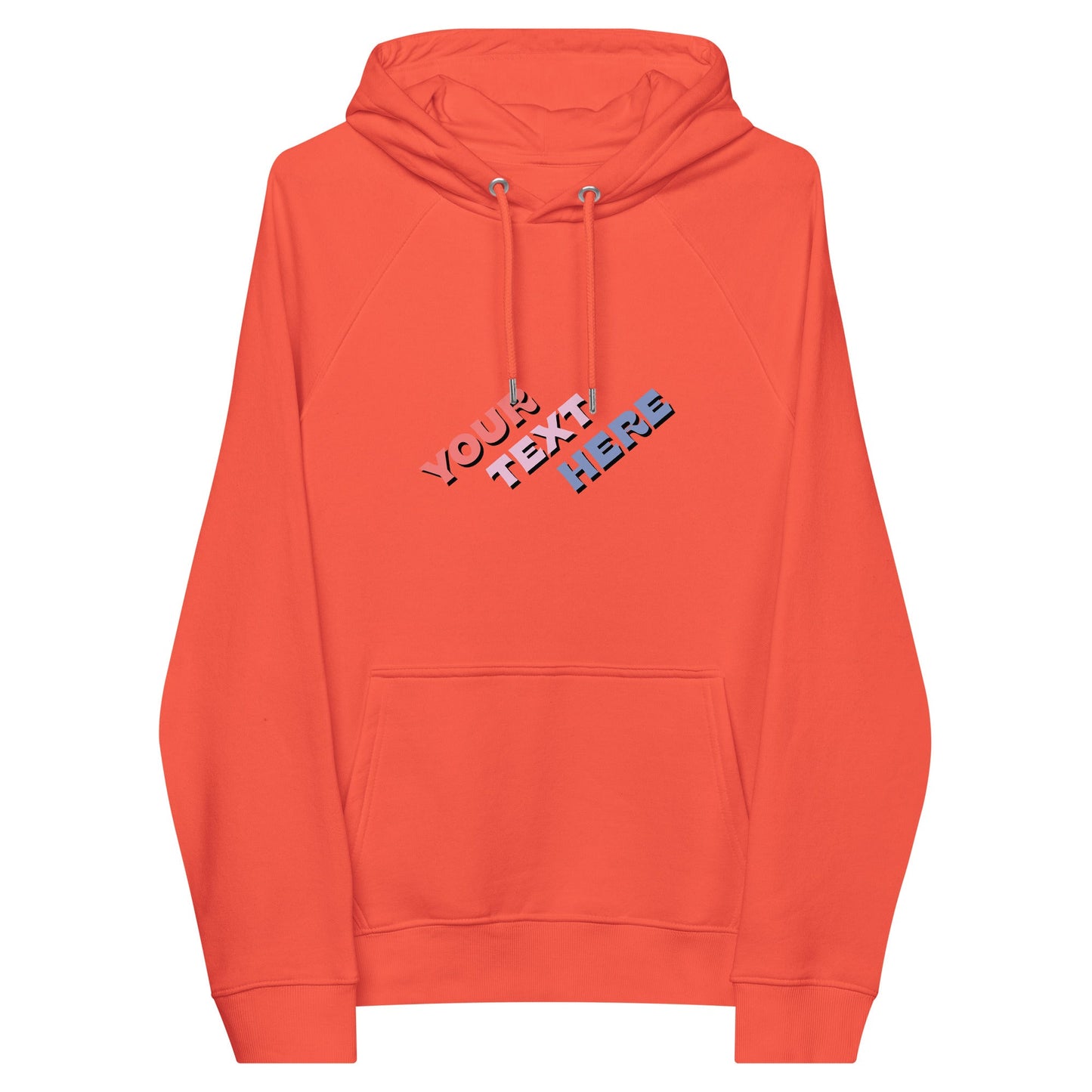 *CUSTOMIZABLE* Unisex Eco Raglan Hoodie