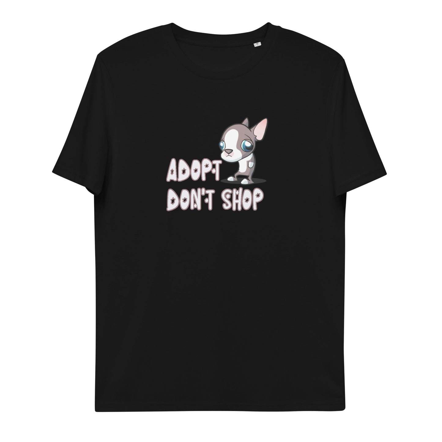 Adopt Don't Shop Unisex organic cotton t-shirt