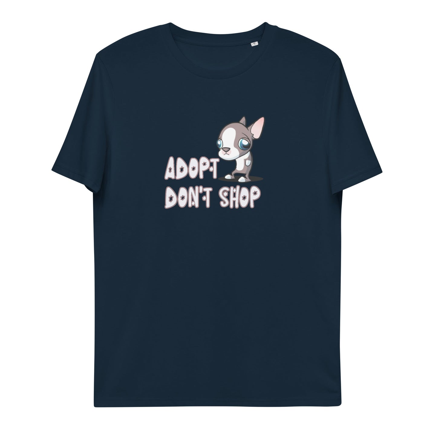 Adopt Don't Shop Unisex organic cotton t-shirt