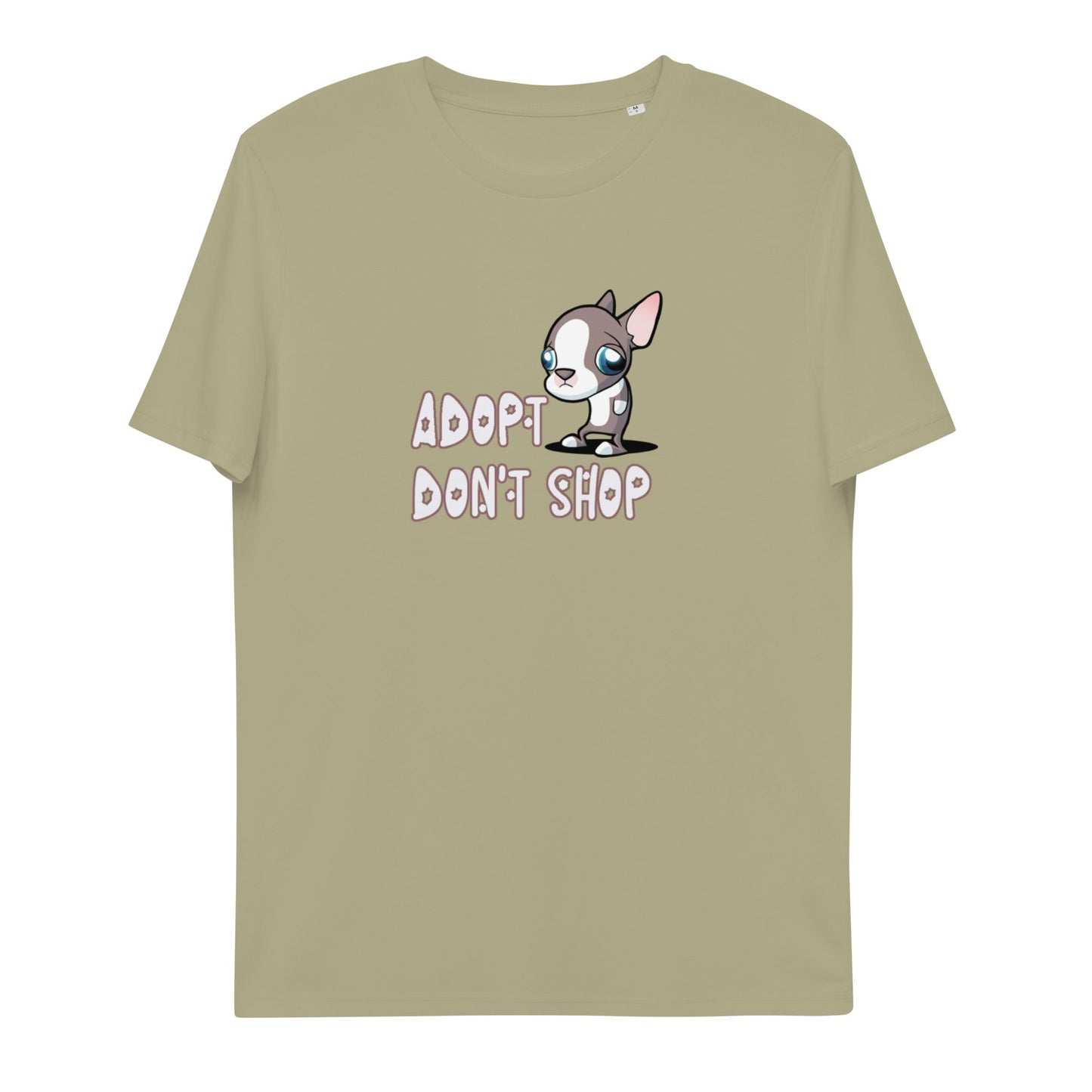 Adopt Don't Shop Unisex organic cotton t-shirt
