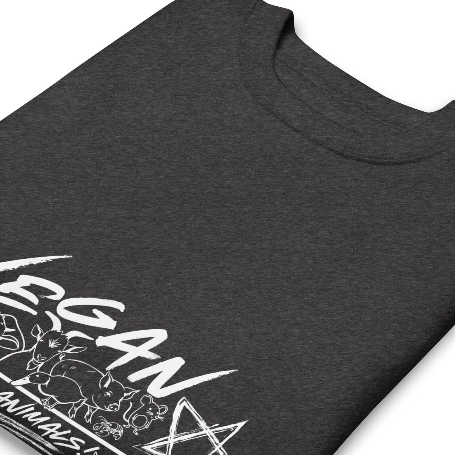 VEGAN " Means For The ANIMALS! " Unisex Premium Sweatshirt