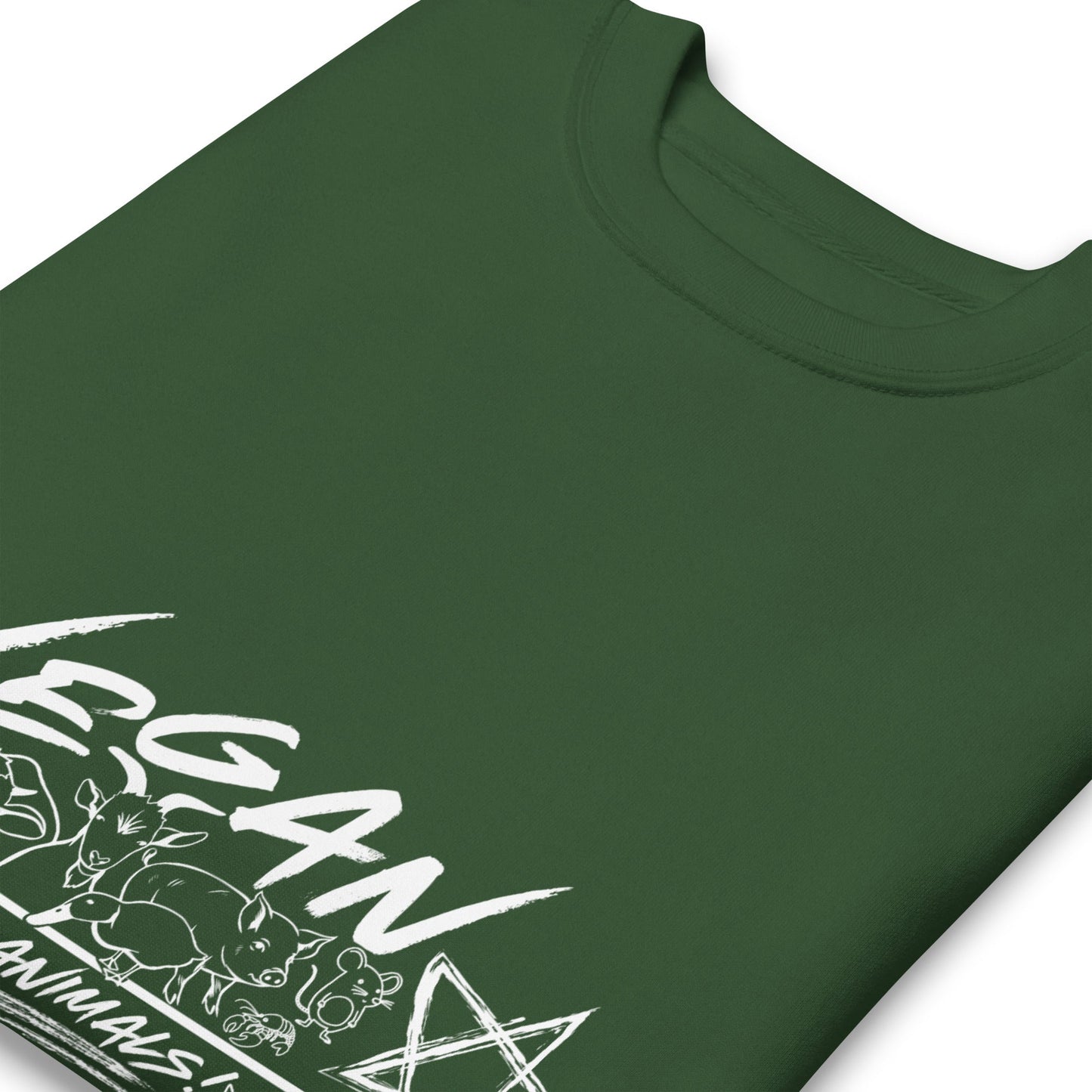 VEGAN " Means For The ANIMALS! " Unisex Premium Sweatshirt