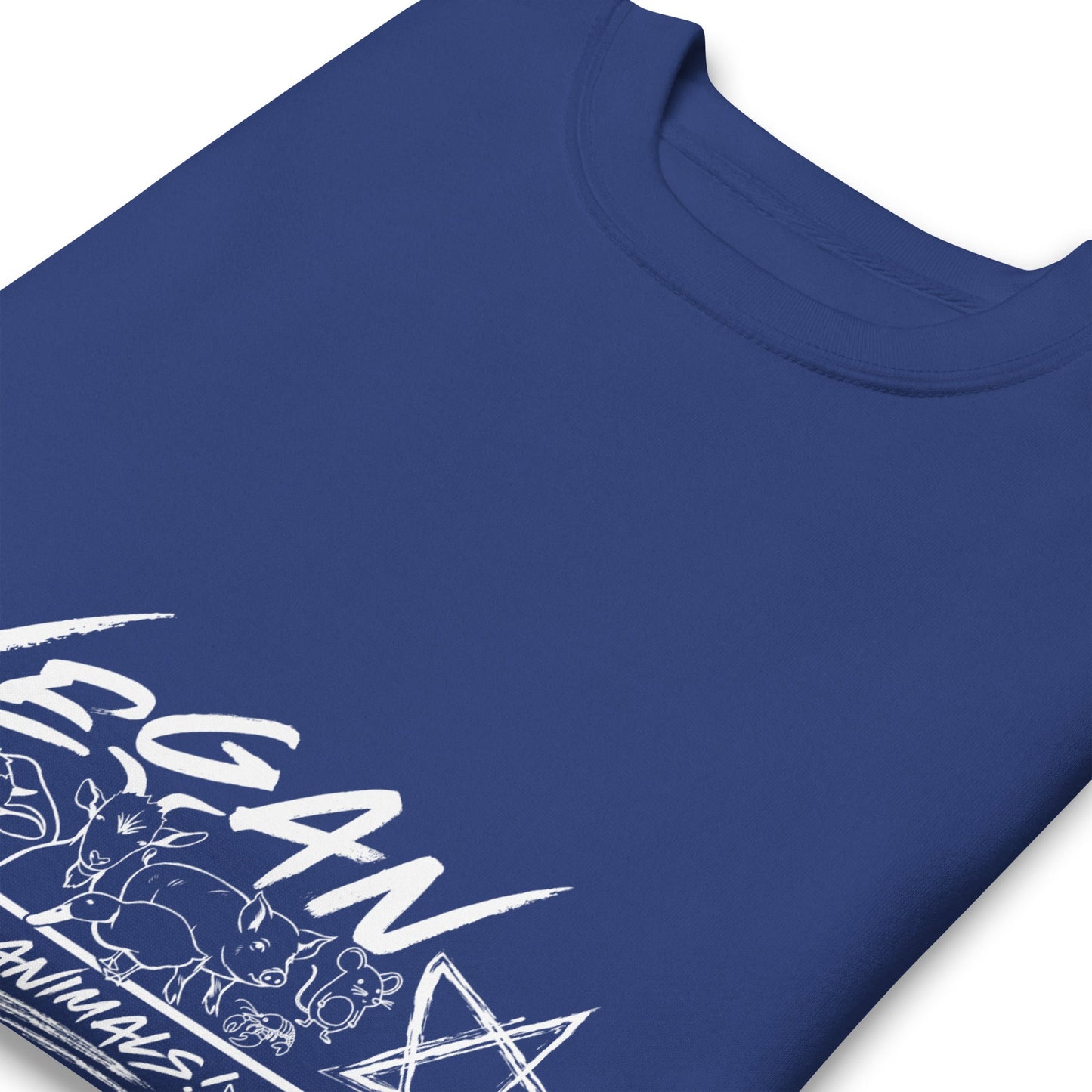 VEGAN " Means For The ANIMALS! " Unisex Premium Sweatshirt