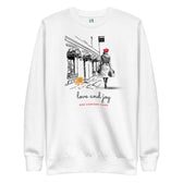 Elegant Holiday Sweatshirt (Love, Joy, Comfort Food) - Vegan America