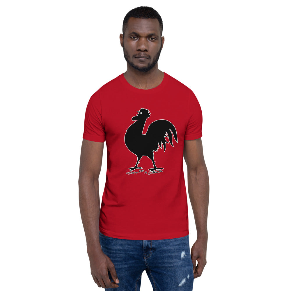 VEGAN " Don't Be A Cock" Short-Sleeve Unisex T-Shirt
