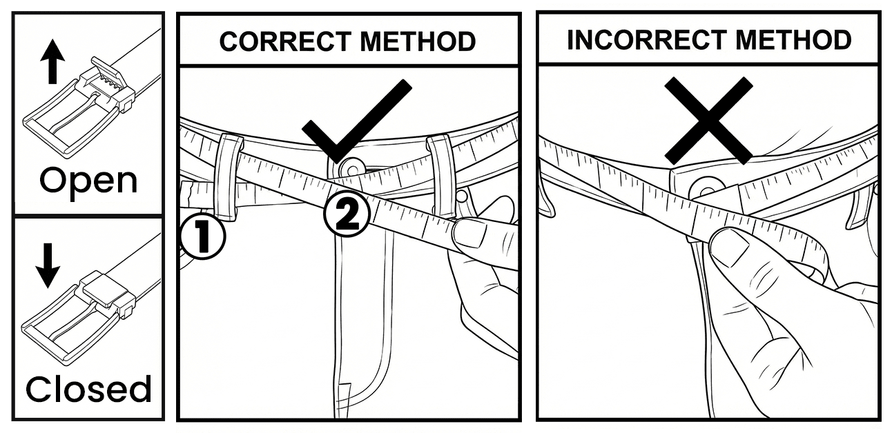 Forward SS - Cut to Fit - Silver Buckle Belt - Vegan America