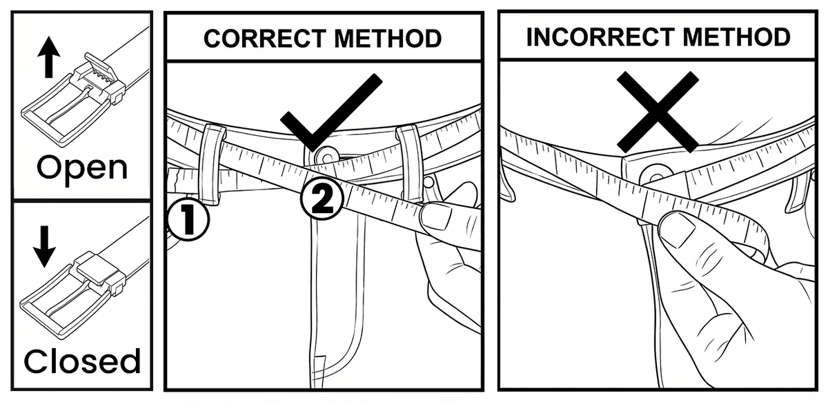 Forward SS - Cut to Fit - Black Buckle Belt - Vegan America