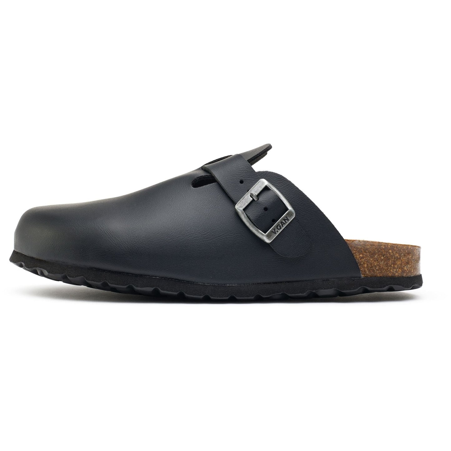 Taro Comfort Men's Vegan Footbed Sandals | Black