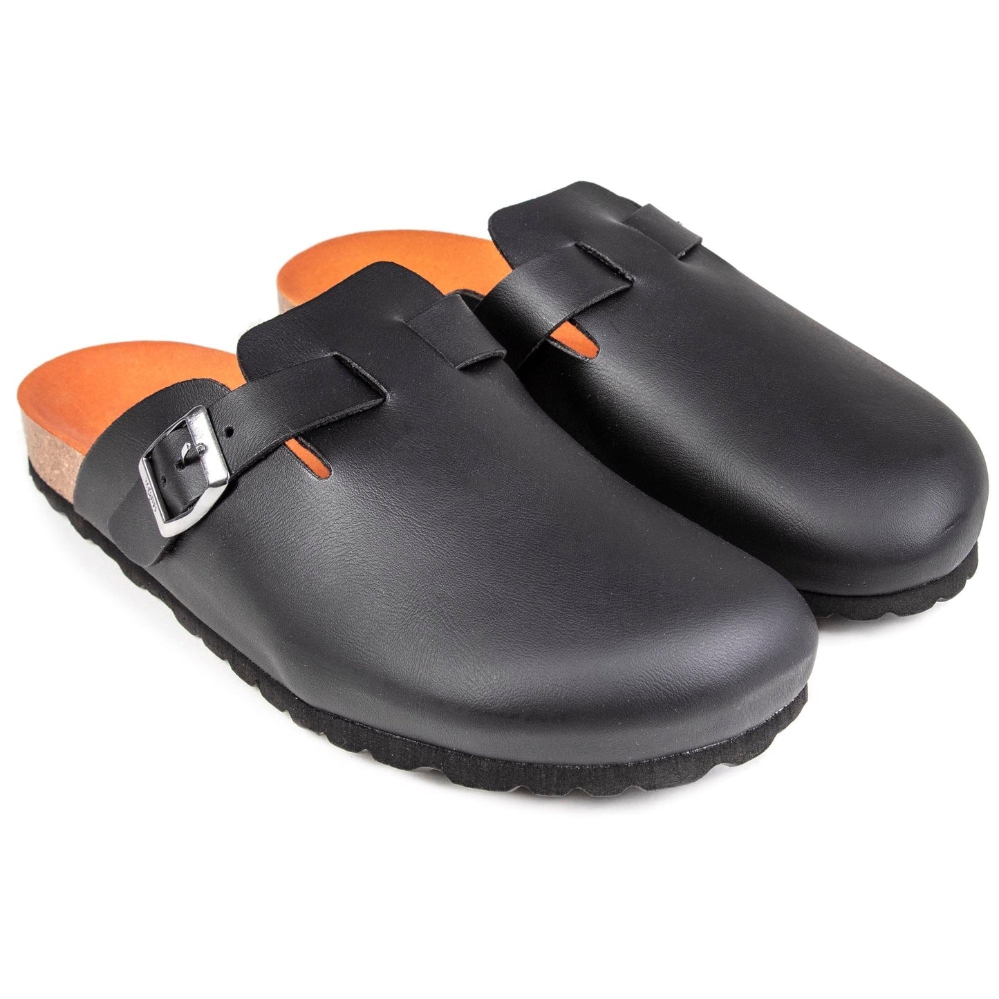 Taro Men's Footbed Vegan Sandals | Black