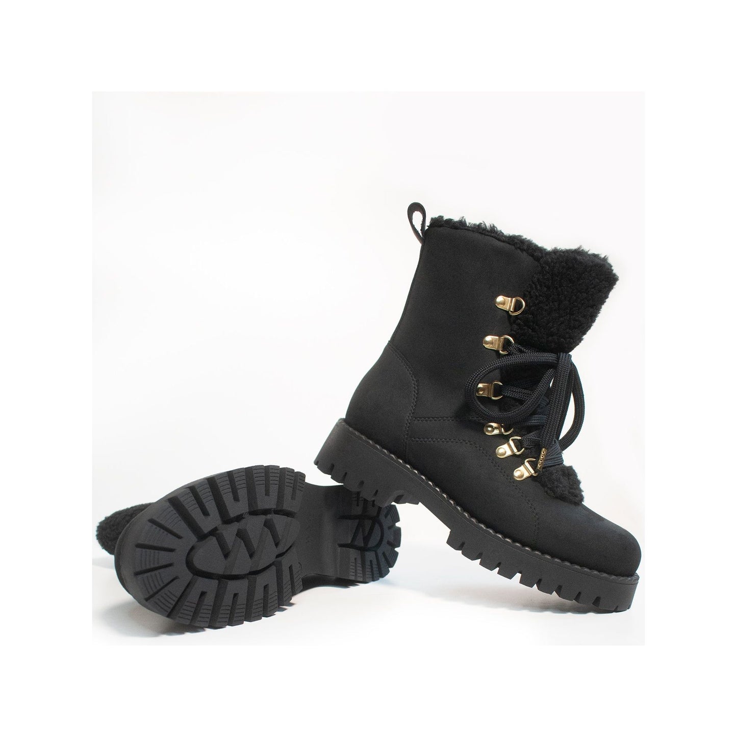 Recycled Vegan Shearling Boots