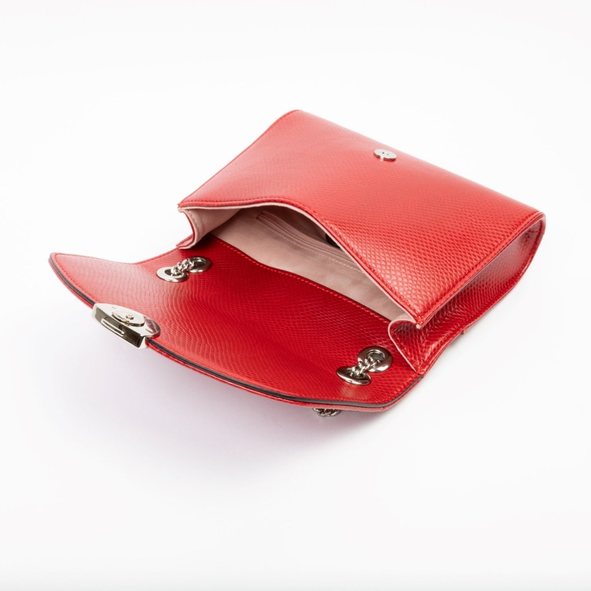 Mini Paname Lizard Uppeal™ Red Bag - Vegan America