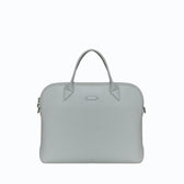 City Full Uppeal™ Pearl Grey Briefcase - Vegan America