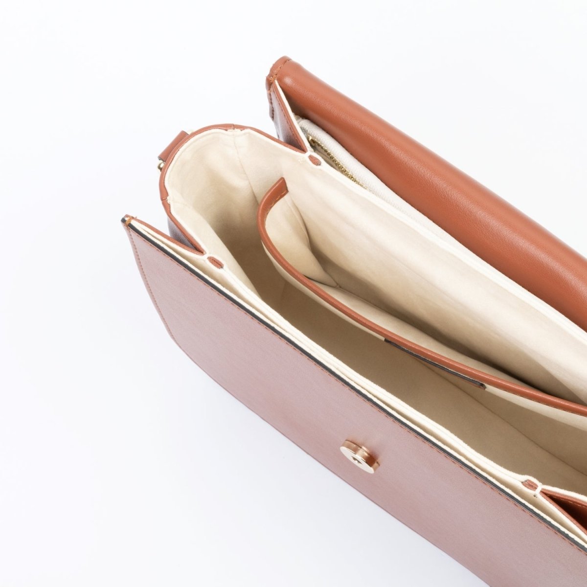 Brigitte Couture Uppeal™ Camel Bag - Vegan America