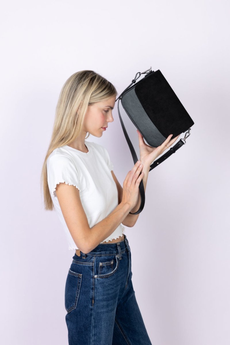 Brigitte Oxymore Uppeal™ Black Bag - Vegan America